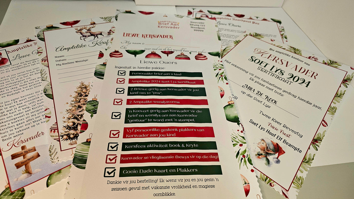 Official Santa Mail Set| Personalised and sent from Santa Himself