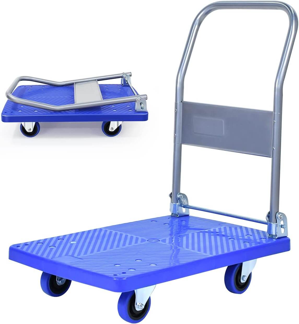 180kg Heavy Weight King Single Platform Trolley 50x70cm