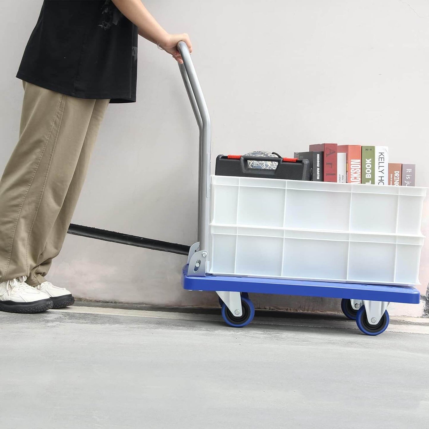 180kg Heavy Weight King Single Platform Trolley 50x70cm