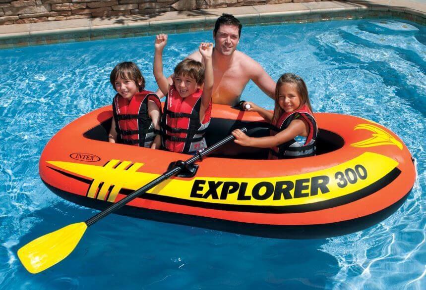 3 Person Inflatable Boat Set