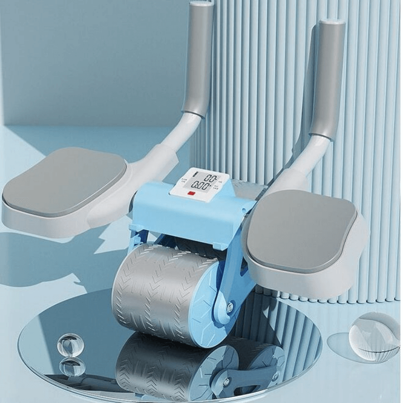 Abdominal Silence Ab Roller Exercise Wheel With Timing