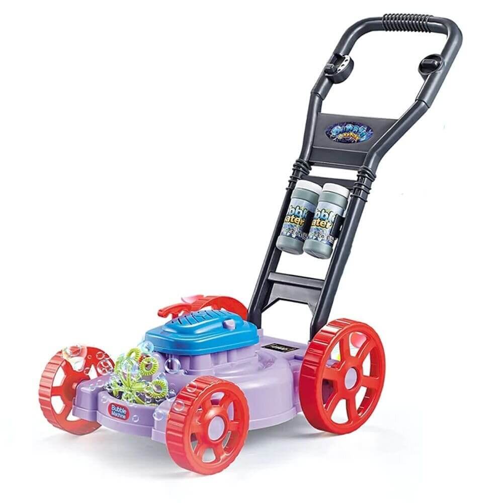 Children Interactive Musical Bubble Lawn Mower Push Along Toy