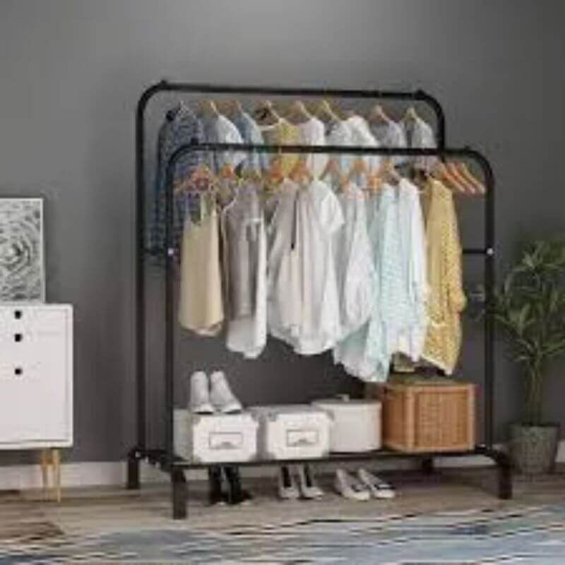 Clothes Hangers with Single Shelf