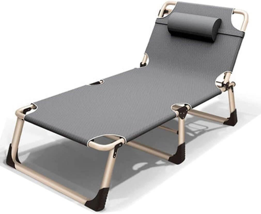 Folding Sun Lounger Recliner Chair