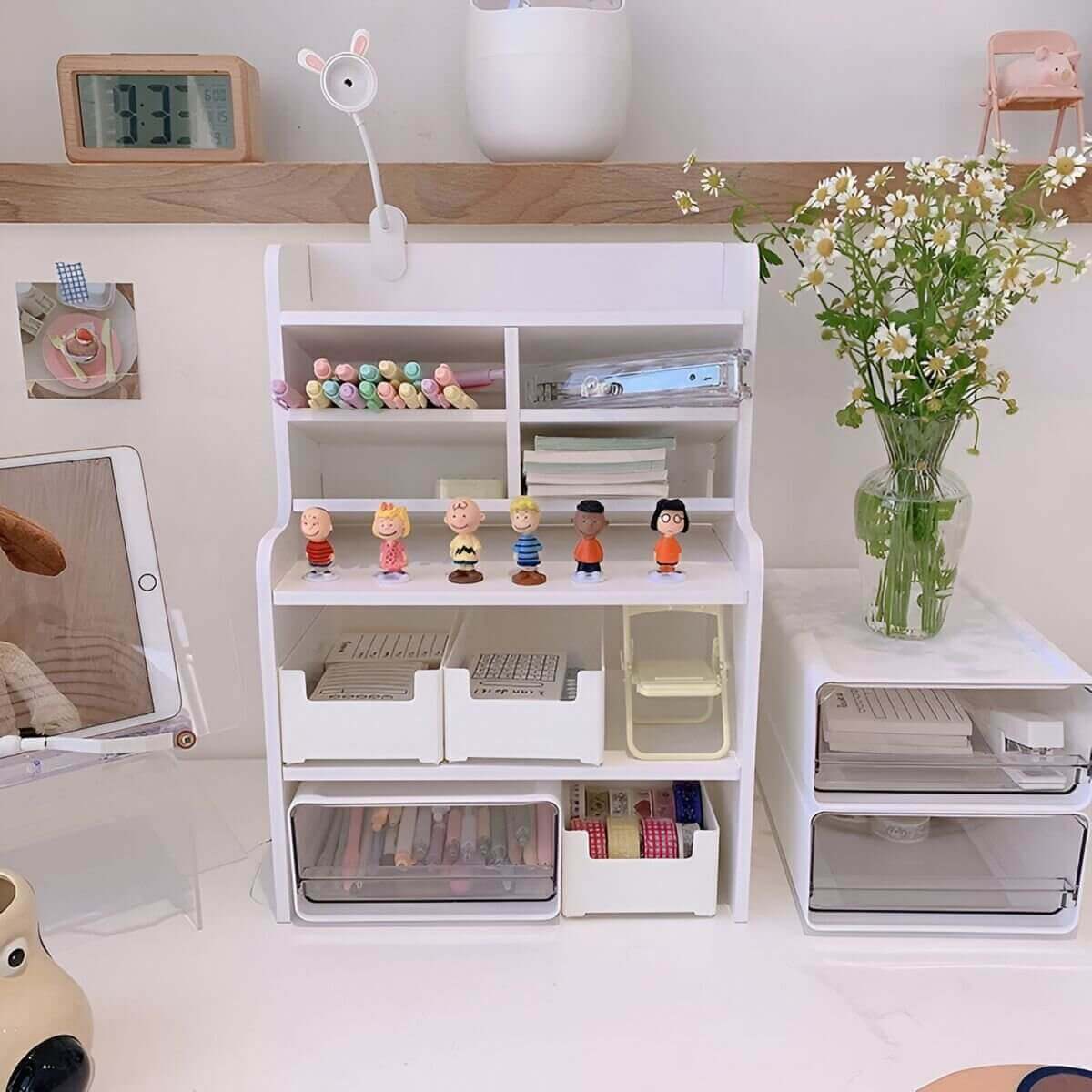 Minimalistic Fiber Board Desktop Organizer