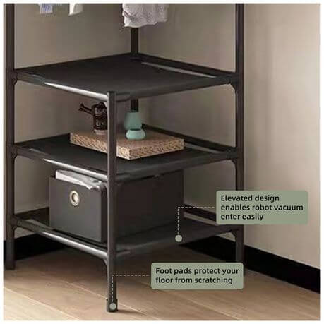 Multifunctional Floor Standing Corner Coat Rack