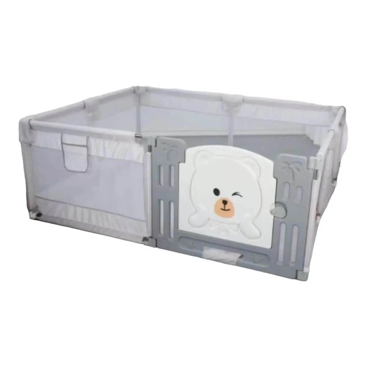 Playpen Fabric with Safety Gate 2m x 1 8m