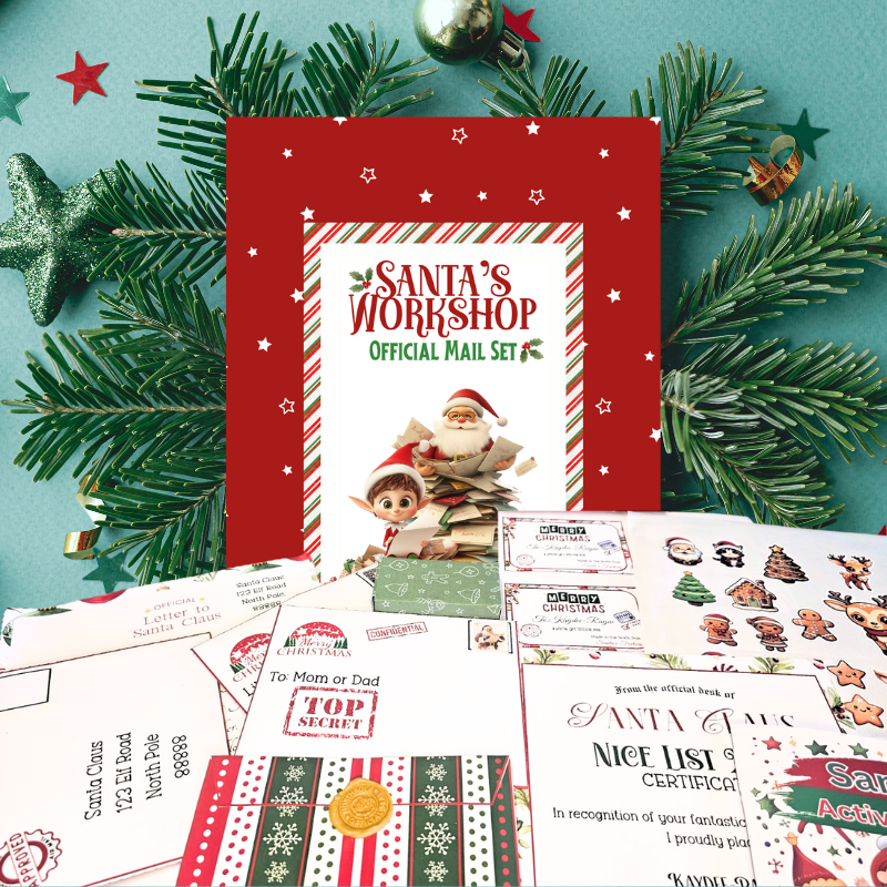 Official Santa Mail Set| Personalised and sent from Santa Himself