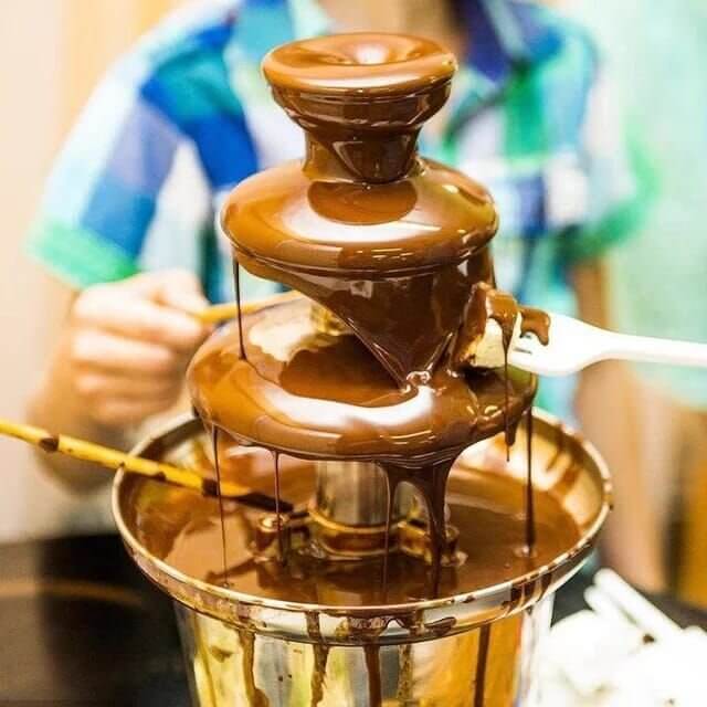 Stainless Steel 2 Tier Chocolate Fountain
