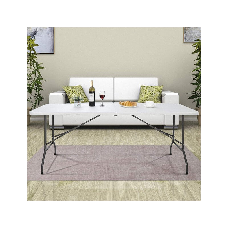1 8m Folding Trestle Table