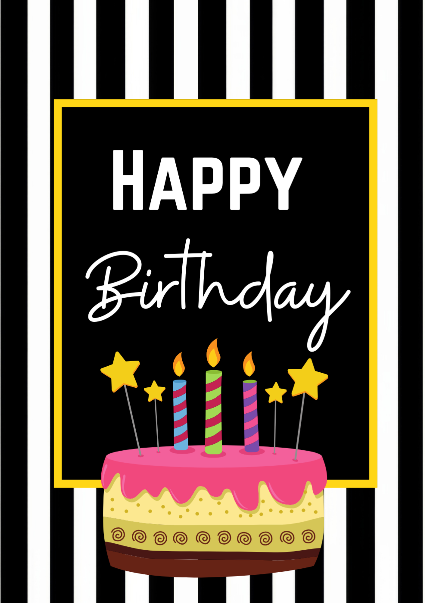 Funny & Unique Birthday Cards | Digital Template