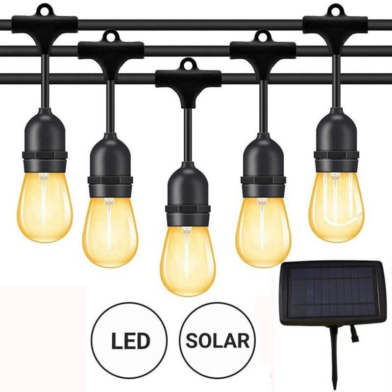 20 LED Bulb String Lights 20m