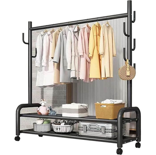 Coat Rack on Wheels