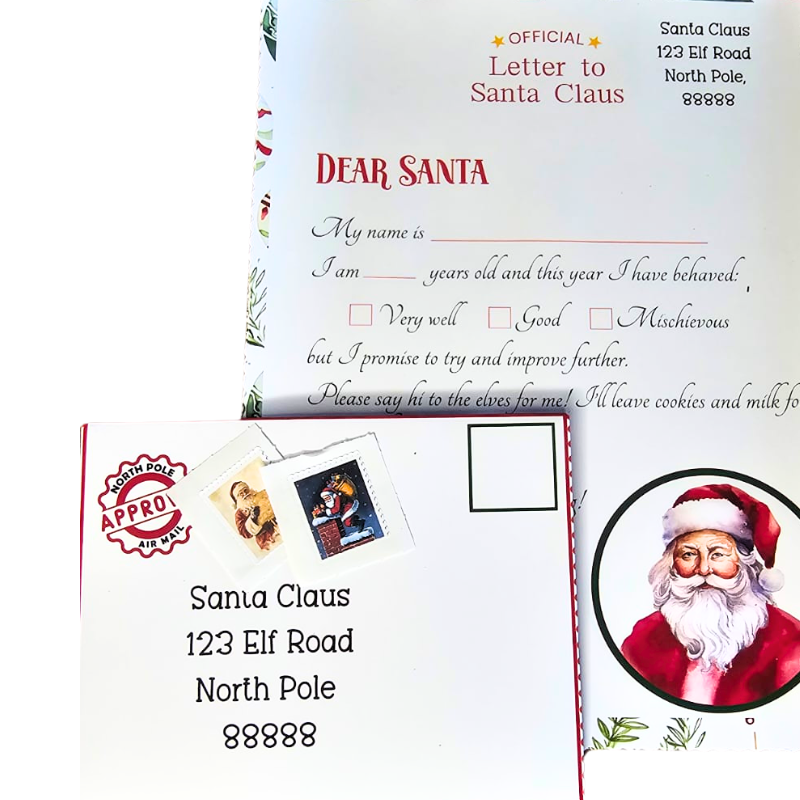Official Santa Mail Set| Personalised and sent from Santa Himself