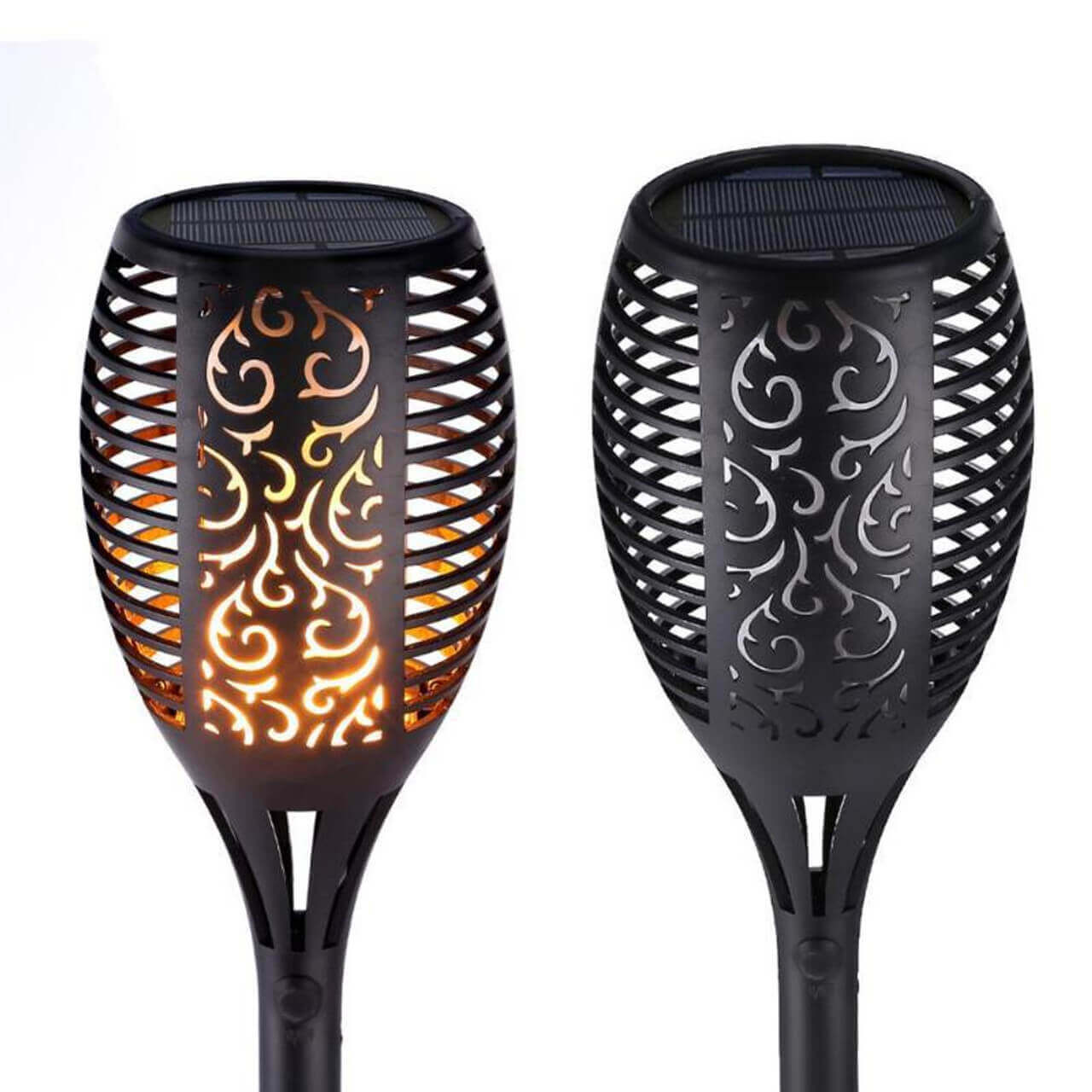 Solar LED Flickering Flame Outdoor Light